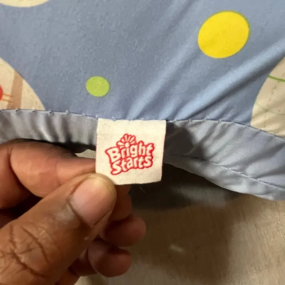 Vintage Boppy Bare Naked Nursing Pillow w/ Blue Vine & Jungle Covers Baby‎